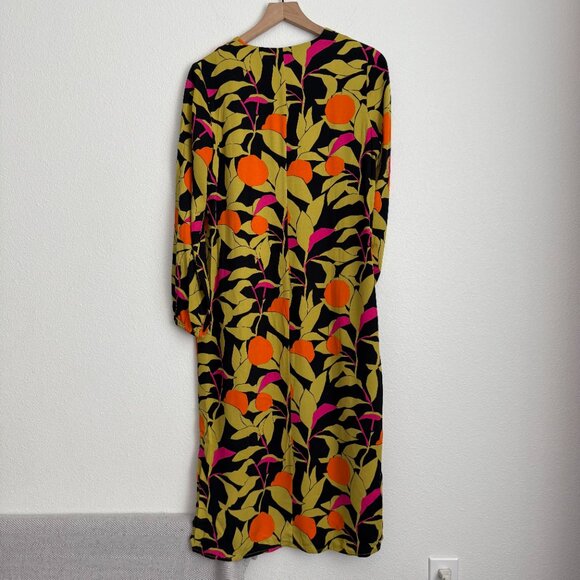 🌻 Anthropologie x Corey Lynn Calter Naranjas Midi Dress - Picture 3 of 10